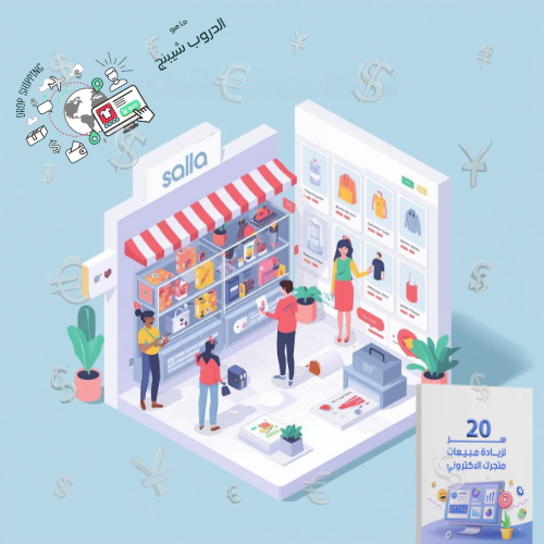 دليلك لإنشاء متجر في سله +  " 2 " كتب مجانية